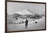 Irish Explorer Ernest Shackleton at the Cape Royds Base Camp, Antarctica, 1908-null-Framed Giclee Print