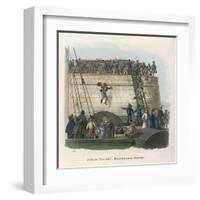 Irish Farm Labourers Come to England for Harvest Work-M. Egerton-Framed Art Print