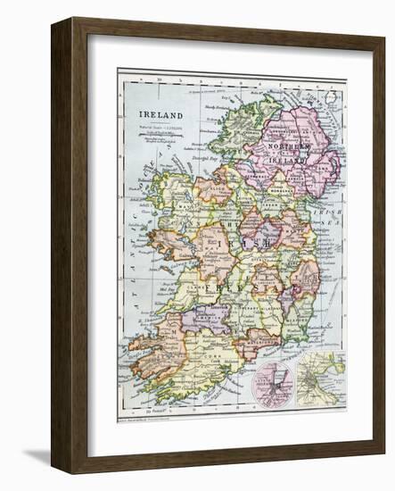 Irish Free State and Northern Ireland-null-Framed Giclee Print