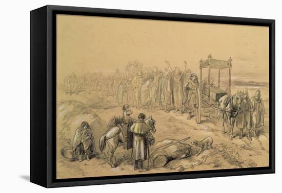 Irish Funeral-John Doyle-Framed Stretched Canvas