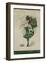 Irish Girl, All in Green-null-Framed Giclee Print