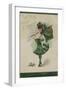 Irish Girl, All in Green-null-Framed Giclee Print