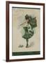 Irish Girl, All in Green-null-Framed Giclee Print