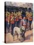 Irish Guards and Mascot-Douglas Macphrson-Stretched Canvas