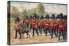 Irish Guards Band-null-Stretched Canvas