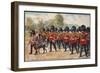 Irish Guards Band-null-Framed Art Print