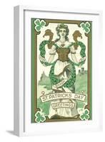 Irish Lass, Erin Go Bragh-null-Framed Art Print