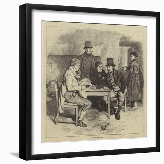 Irish Life, Arguing the Point-Charles Green-Framed Giclee Print