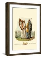 Irish Ollamh and an Heraldic Bard-null-Framed Art Print