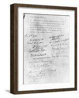 Irish Peace Charter-null-Framed Giclee Print