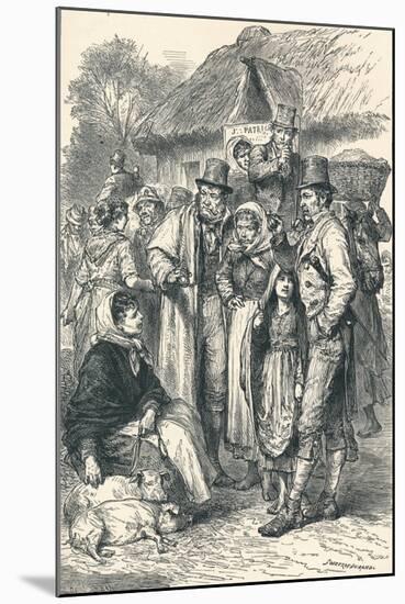 Irish Peasants, 1896-null-Mounted Giclee Print