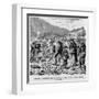 Irish Peasants Seizing the Potato Crop of an Evicted Tenant, in Kerry, 1880s-null-Framed Art Print