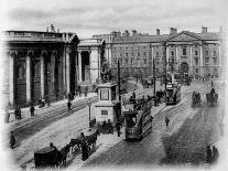 College Green, Dublin, C.1900-Irish Photographer-Giclee Print