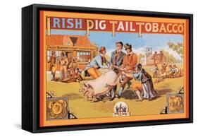 Irish Pig Tail Tobacco-null-Framed Stretched Canvas