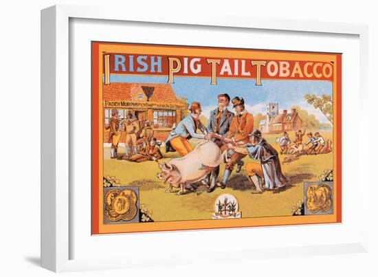 Irish Pig Tail Tobacco-null-Framed Art Print