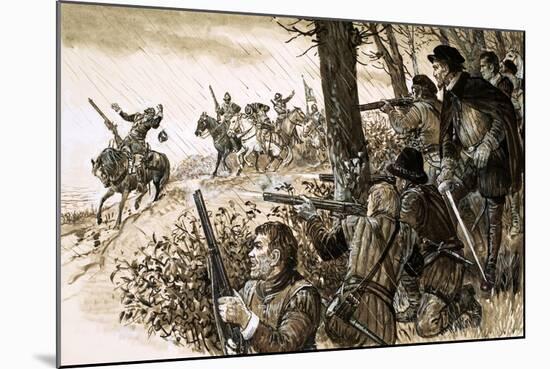 Irish Rebels under the Command of Gerald, Fourteenth Earl of Desmond-null-Mounted Giclee Print