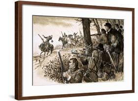 Irish Rebels under the Command of Gerald, Fourteenth Earl of Desmond-null-Framed Giclee Print