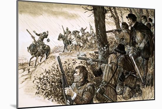 Irish Rebels under the Command of Gerald, Fourteenth Earl of Desmond-null-Mounted Giclee Print