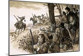 Irish Rebels under the Command of Gerald, Fourteenth Earl of Desmond-null-Mounted Giclee Print