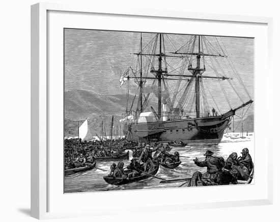 Irish Relief Squadron-null-Framed Art Print