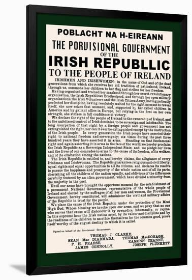 Irish Republic-null-Framed Art Print