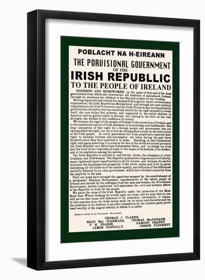 Irish Republic-null-Framed Art Print