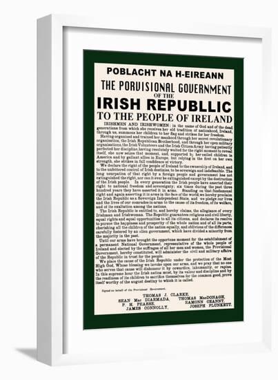 Irish Republic-null-Framed Art Print