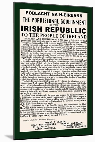 Irish Republic-null-Mounted Art Print