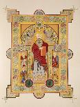 Saint Matthew, from a Facsimile Copy of the Book of Kells, Pub. by Day and Son-Irish School-Giclee Print