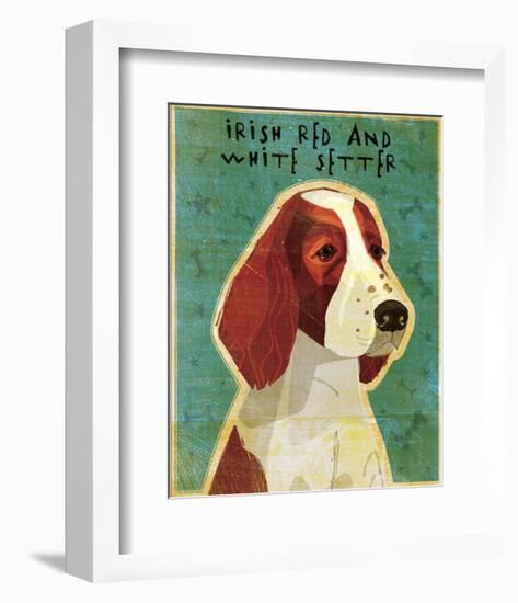 Irish Setter (Red & White)-John Golden-Framed Giclee Print