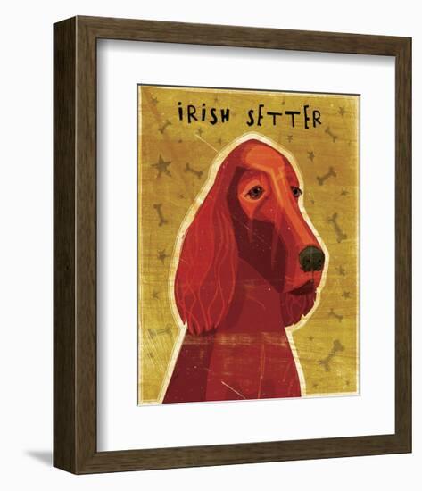 Irish Setter-John Golden-Framed Giclee Print