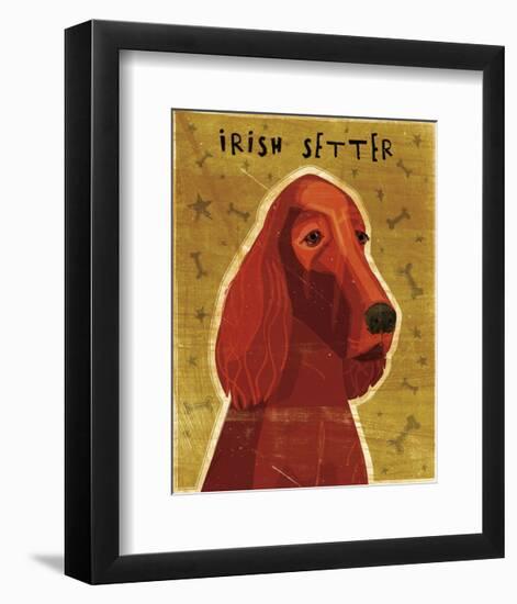 Irish Setter-John W^ Golden-Framed Art Print