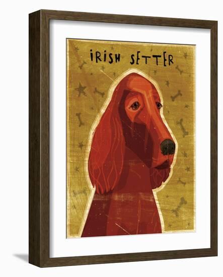 Irish Setter-John W Golden-Framed Giclee Print