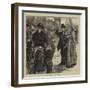 Irish Sketches, Going to Mass-Francis S. Walker-Framed Giclee Print