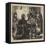 Irish Sketches, How Not to Pay the Rent-Francis S. Walker-Framed Stretched Canvas