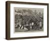 Irish Sketches, Turf Market in the South of Ireland-null-Framed Giclee Print