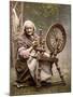 Irish Spinner and Spinning Wheel, 1890s-Science Source-Mounted Giclee Print