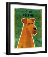 Irish Terrier-John Golden-Framed Art Print