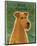 Irish Terrier-John W^ Golden-Mounted Art Print