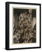 Irish Tribes Fighting-Arthur Rackham-Framed Art Print