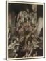 Irish Tribes Fighting-Arthur Rackham-Mounted Art Print