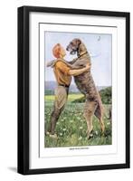 Irish Wolfhound-Louis Agassiz Fuertes-Framed Art Print