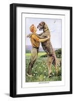 Irish Wolfhound-Louis Agassiz Fuertes-Framed Art Print