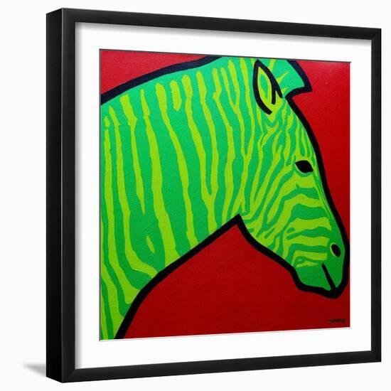 Irish Zebra-John Nolan-Framed Giclee Print