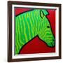 Irish Zebra-John Nolan-Framed Giclee Print