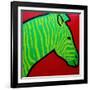 Irish Zebra-John Nolan-Framed Giclee Print