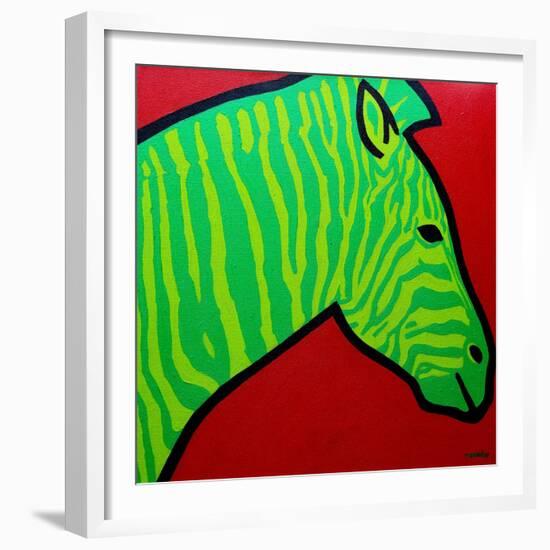 Irish Zebra-John Nolan-Framed Giclee Print