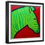 Irish Zebra-John Nolan-Framed Premium Giclee Print