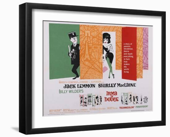 Irma La Douce, 1963-null-Framed Giclee Print