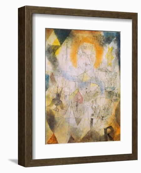 Irma Rossa, the tamer (Irma Rossa, die Bändigerin). 1918, 162-Paul Klee-Framed Giclee Print